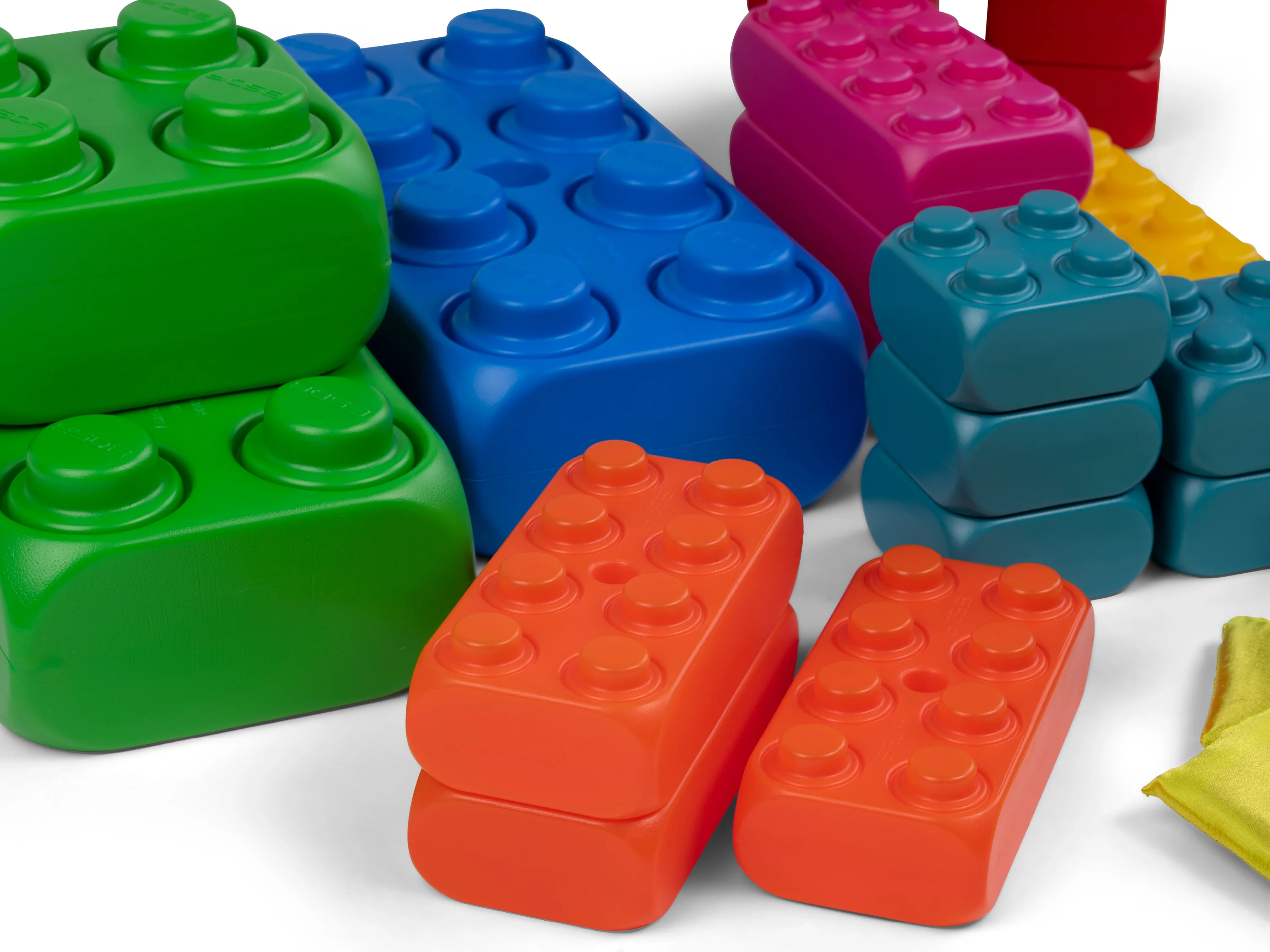 Montessori-Set Klang XXL-Funblocks und XS-Playblocks